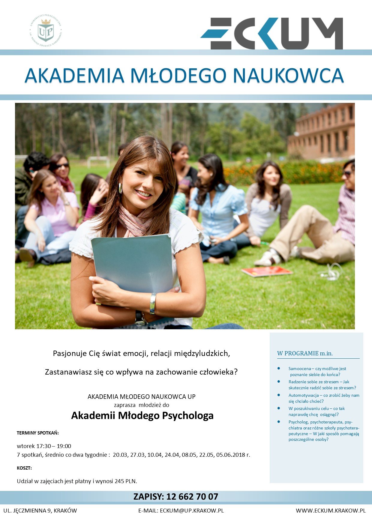 Akademia Młodego Psychologam dla młodzieży