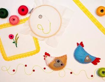 Igłą i nitką malowane - Wielkanocne warsztaty dla dzieci