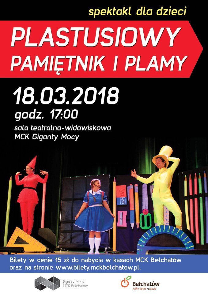 Plastusiowy pamiętnik i plamy - muzyczny spektakl w MCK PGE Gigantach Mocy. Bełchatów
