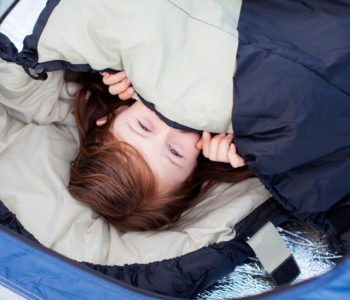 śpiwór dla dziecka pod namiot
