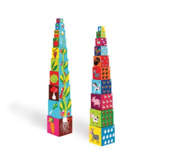 piramida edukacyjna - zabawki konstrukcyjne dla dzieci