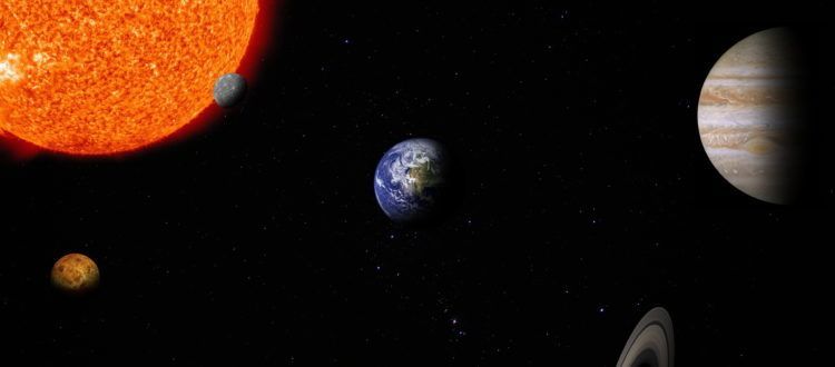 W układzie słonecznym, piosenka edukacyjna dla dzieci, tekst i melodia