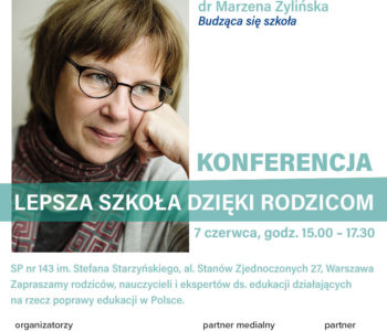 Zmieńmy wspólnie szkołę – jak rodzice mogą ulepszać polską edukację – konferencja