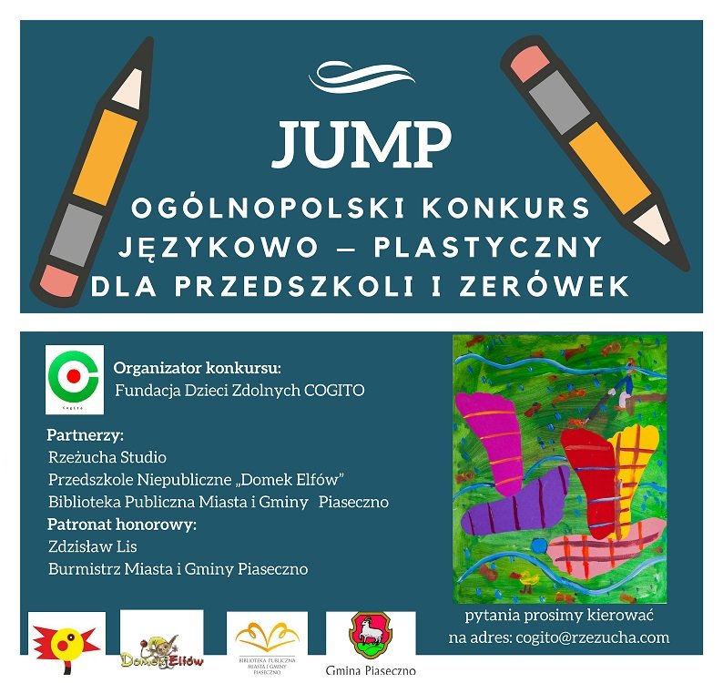 Jump - Ogólnopolski konkurs językowo-plastycznym dla przedszkoli i zerówek