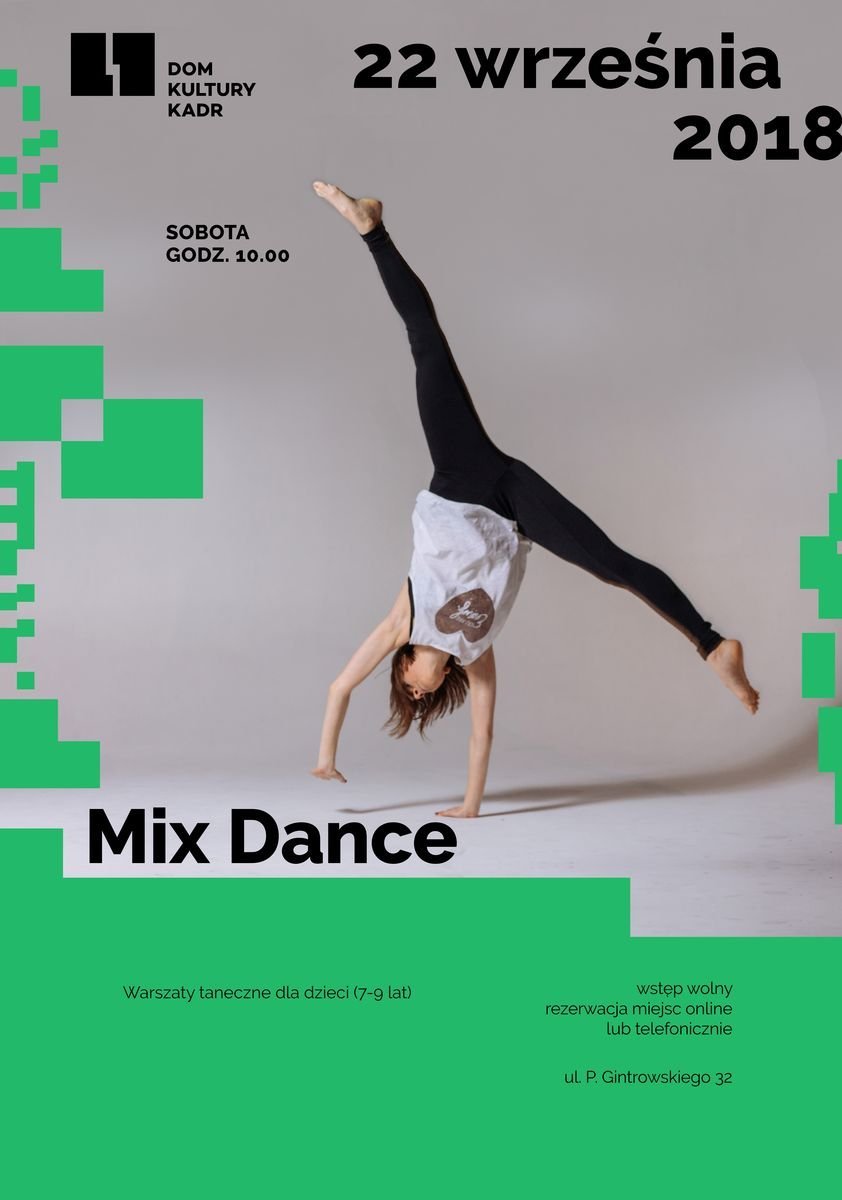 Mix Dance - warsztaty dla dzieci