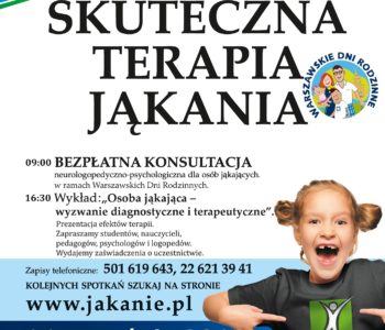 Dni Otwarte w Klinice Leczenia Jąkania w Warszawie