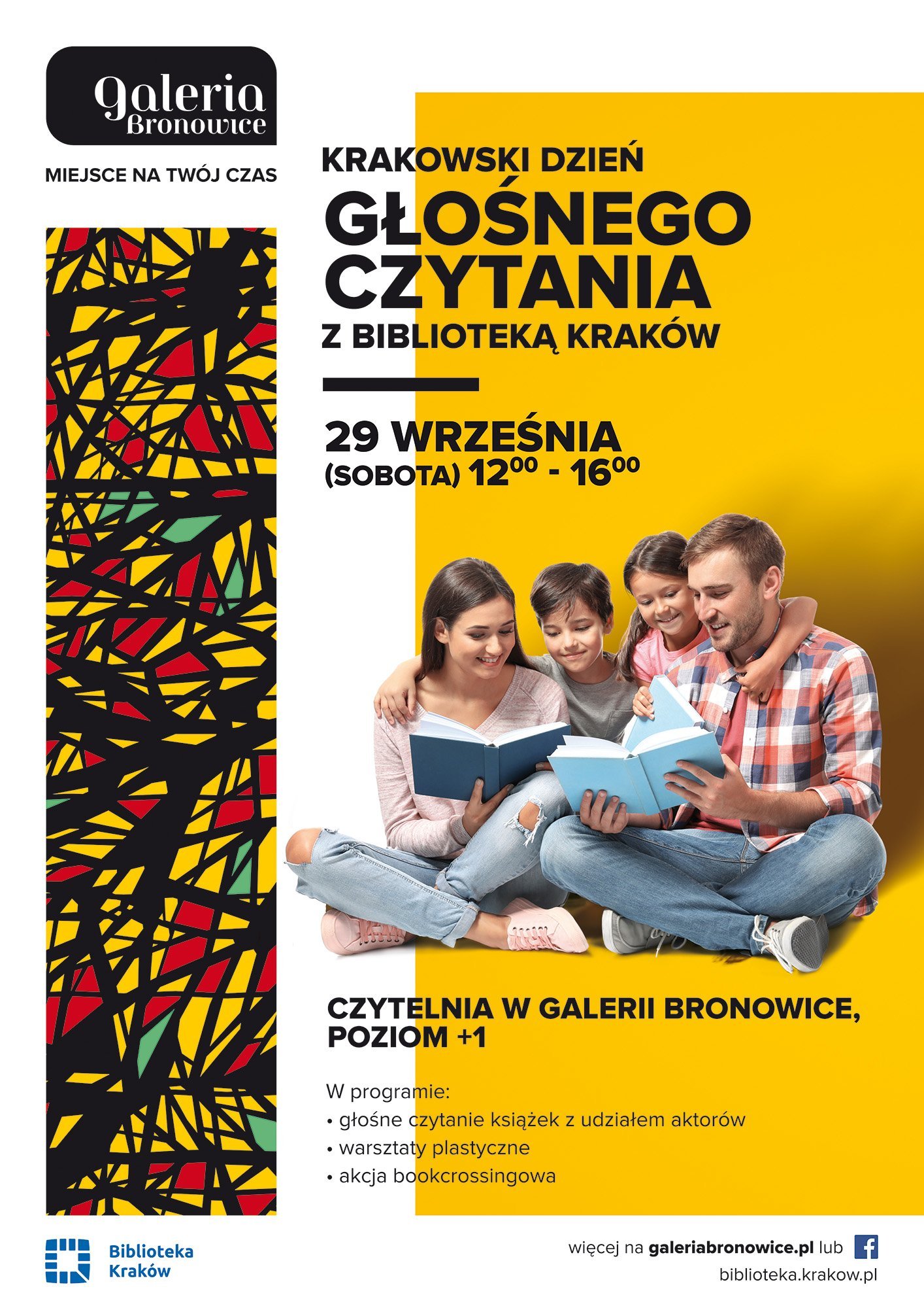 Krakowski Dzień Głośnego Czytania w Galerii Bronowice