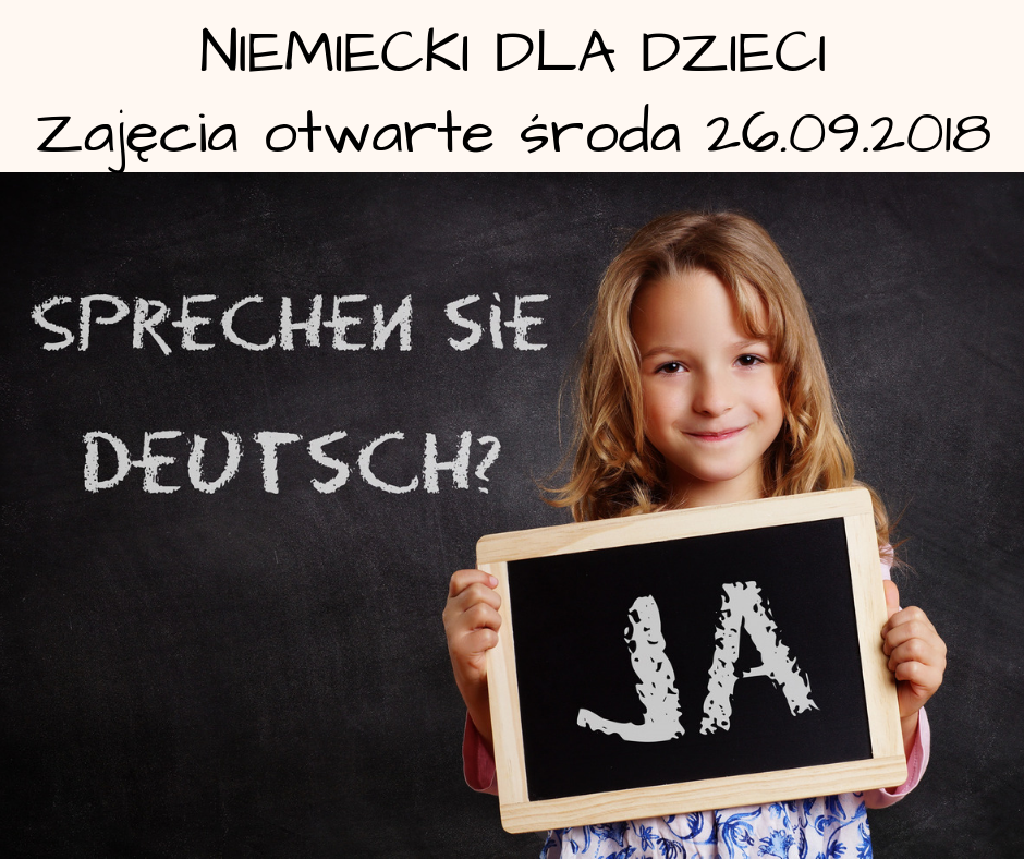 Język niemiecki dla dzieci - zajęcia otwarte