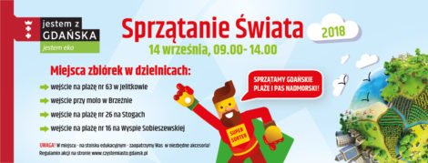 sprzatanie swiata 2018 w Gdańśku atrakcje dla rodzin i dzieci w Trójmieście 2018