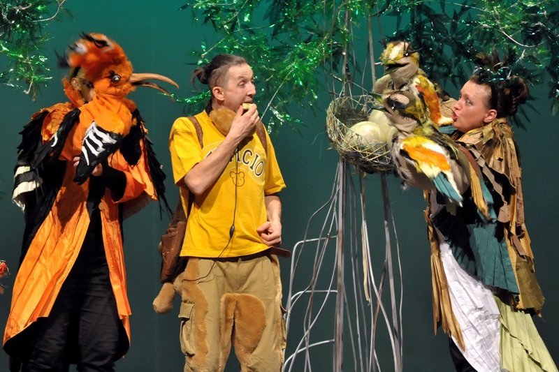 Tymoteusz wśród ptaków w Teatrze Banialuka