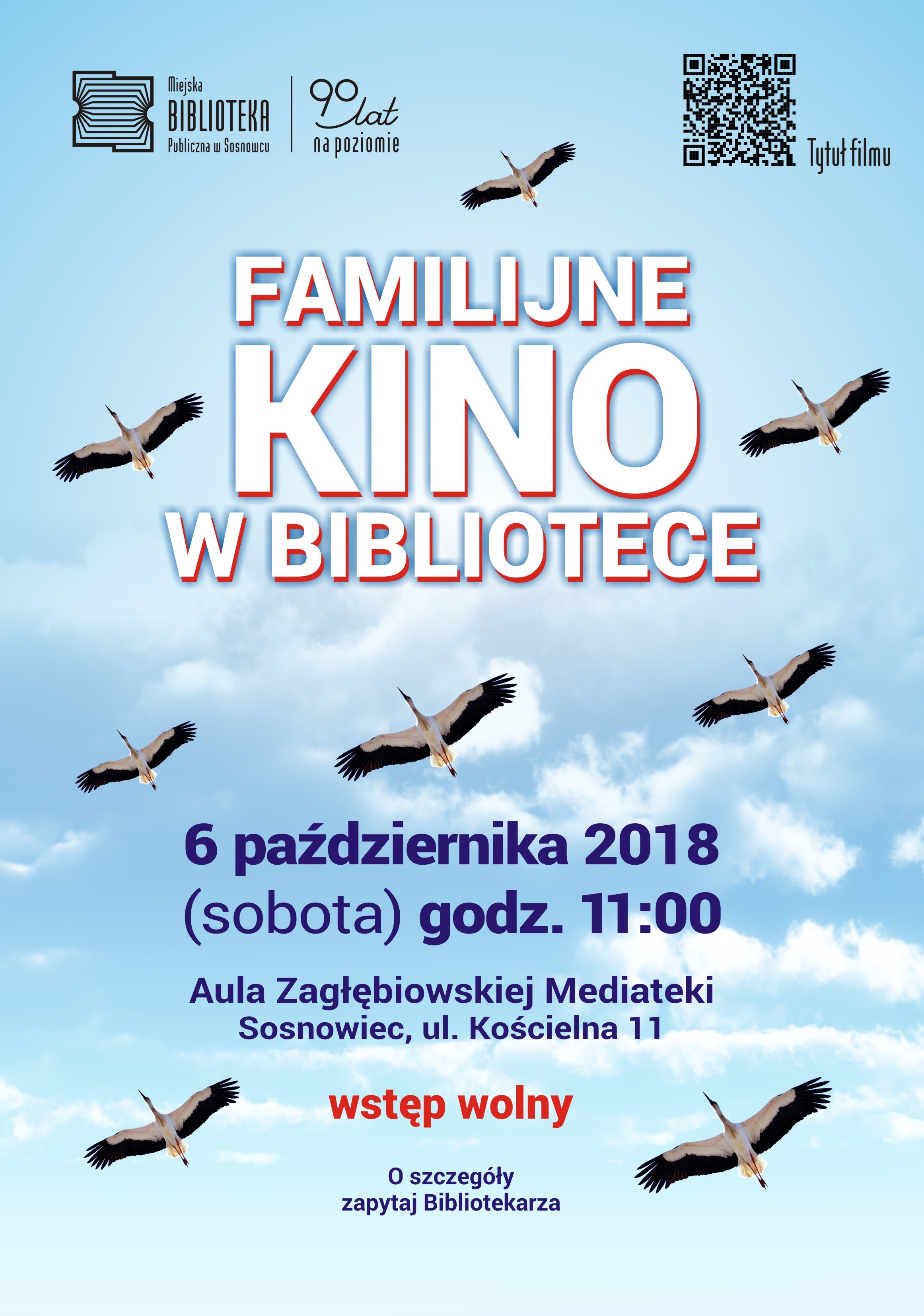 Familijne Kino w Bibliotece w Sosnowcu