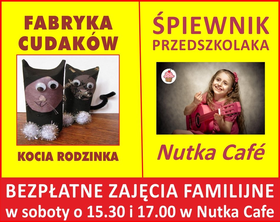 Fabryka Cudaków i Śpiewnik Przedszkolaka - bezpłatnie w Nutka Cafe
