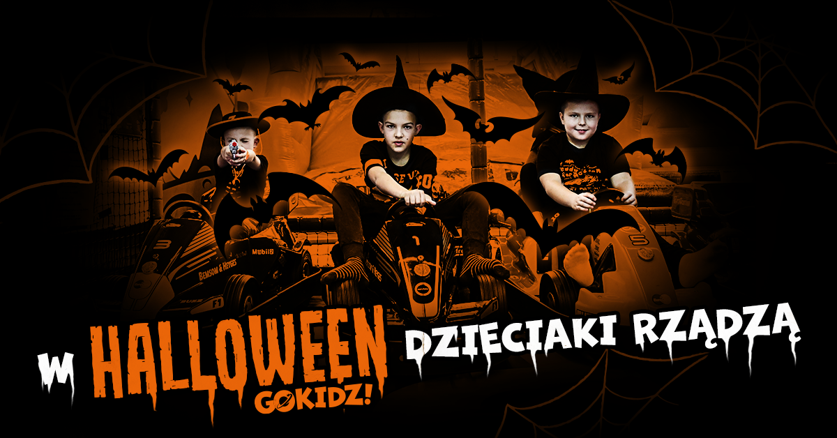 W Halloween w Parku Rozrywki GOkidz! Rządzą Dzieciaki