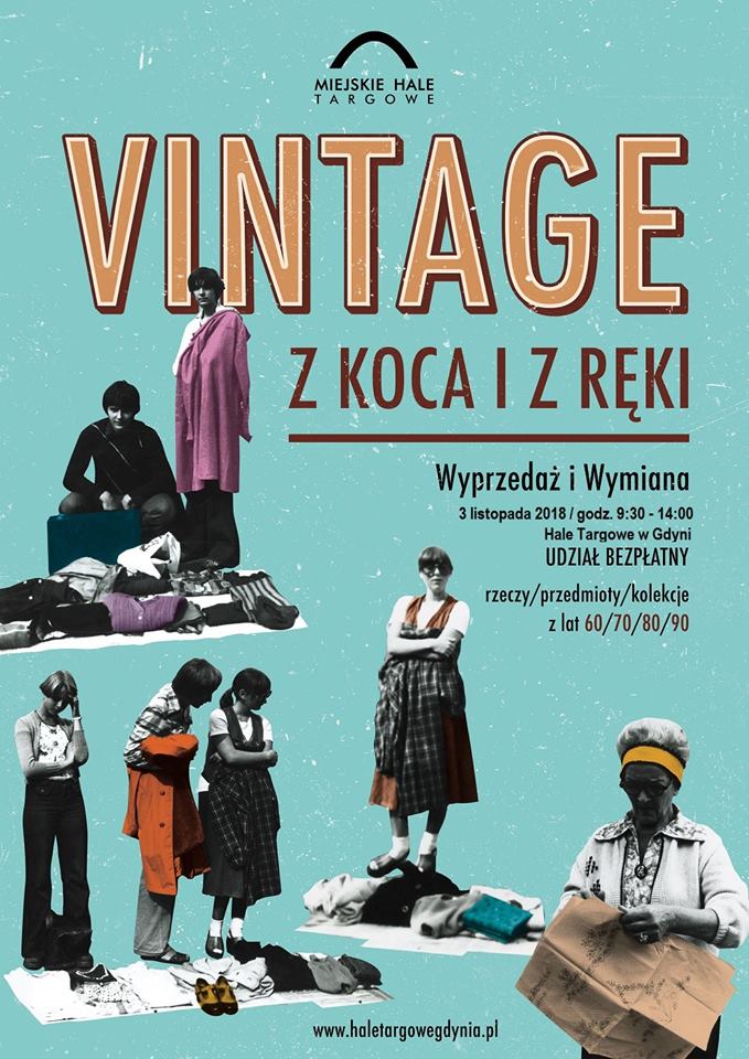 Hala Targowa - giełda Vintage Gdynia - atrakcje dla dzieci Trójmiasto 2018