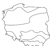 Polska - krainy geograficzne kolorowanka do druku dla dzieci