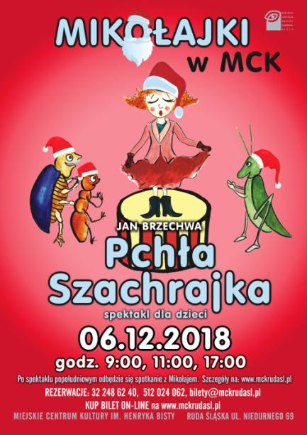 Pchła Szachrajka - spektakl familijny. Ruda Śląska