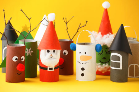 Ozdoby handmade Boże Narodzenie zabawa plastyczna dla dzieci