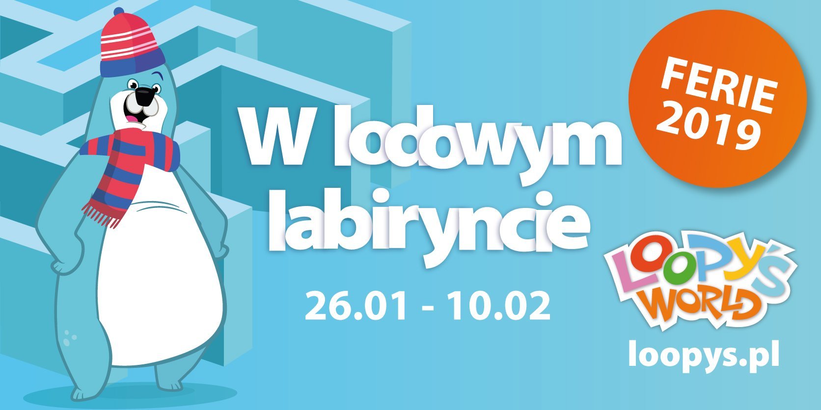 Ferie zimowe w Lodowym Labiryncie – Loopy’s World Wrocław