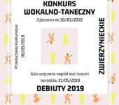 Konkurs wokalno-taneczny Zwierzynieckie Debiuty 2019