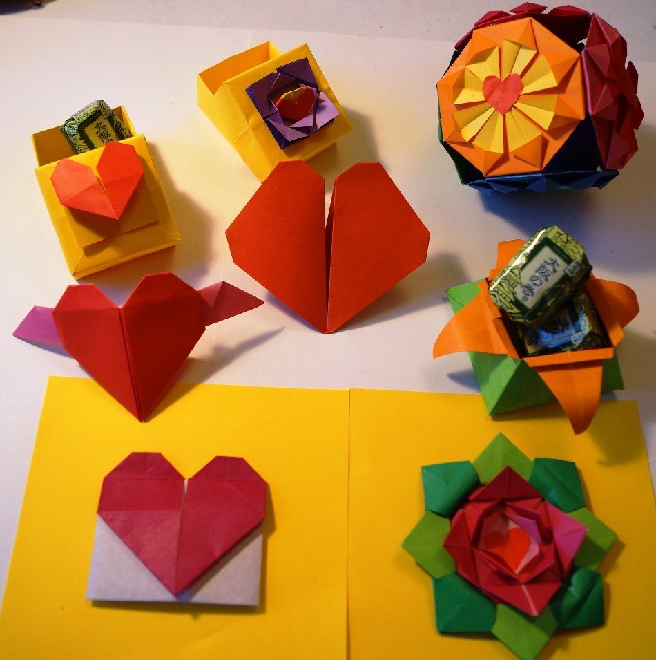Origami walentynkowe