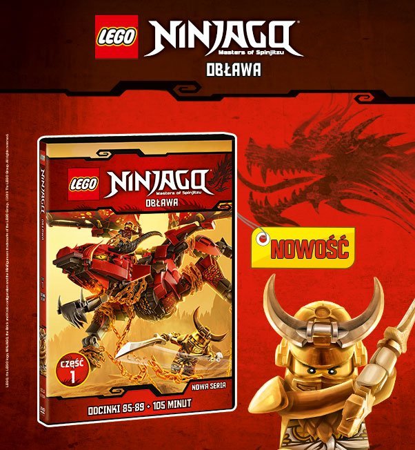 Nowe przygody LEGO® NINJAGO®  na DVD już od 13 lutego!