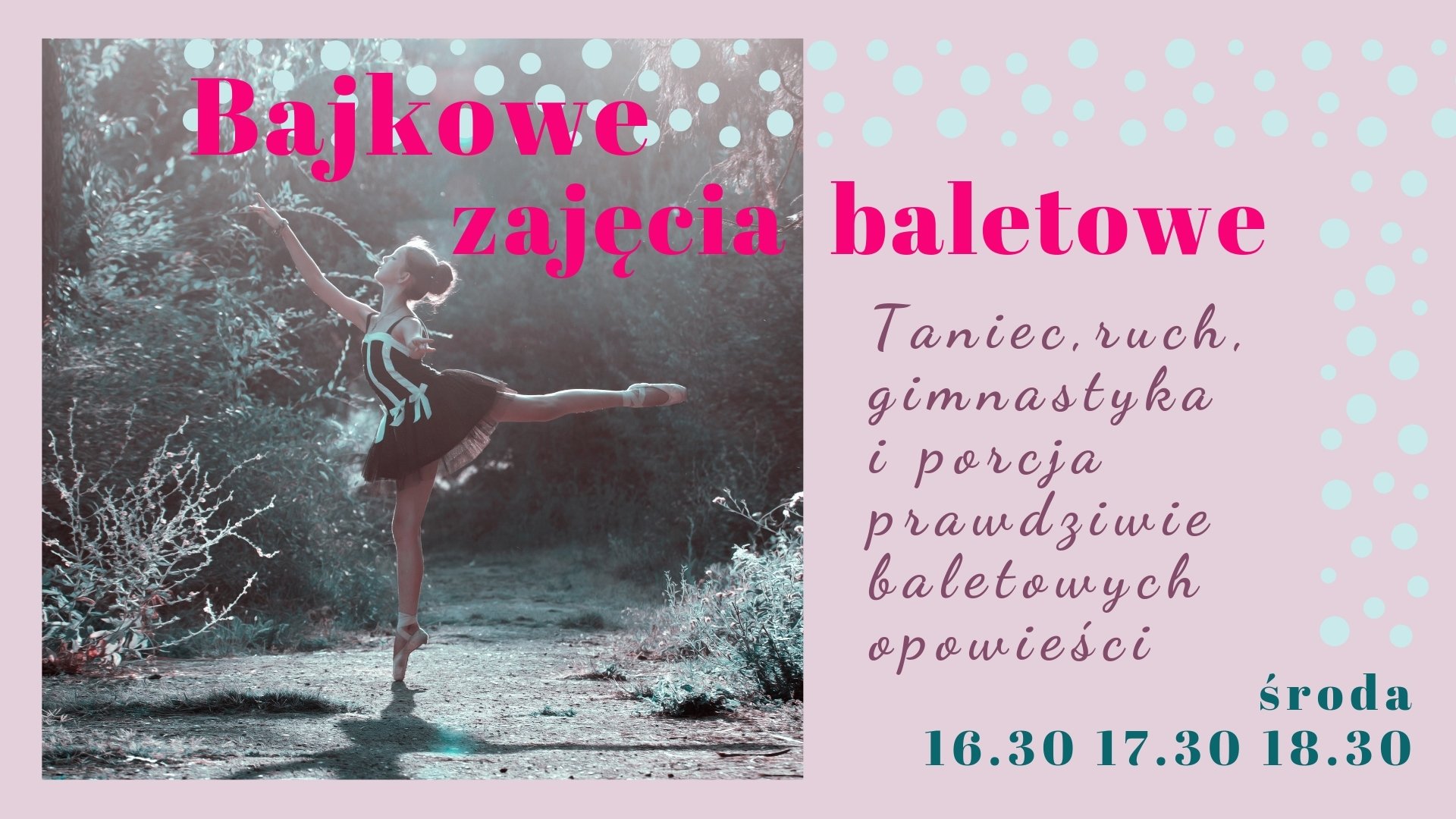 Bajkowe zajęcia baletowe w Nutka Cafe