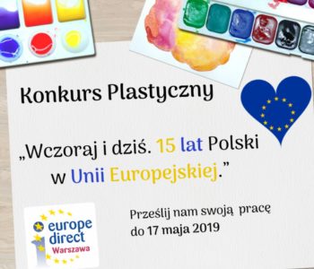 Konkurs plastyczny: Wczoraj i dziś. 15 lat Polski w Unii Europejskiej