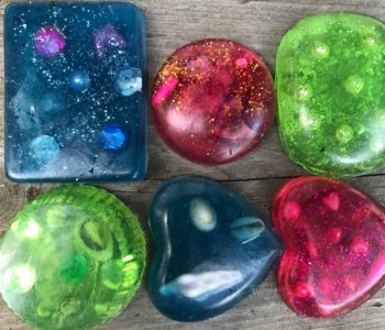 glicerynowe mydełka DIY ze skarbami