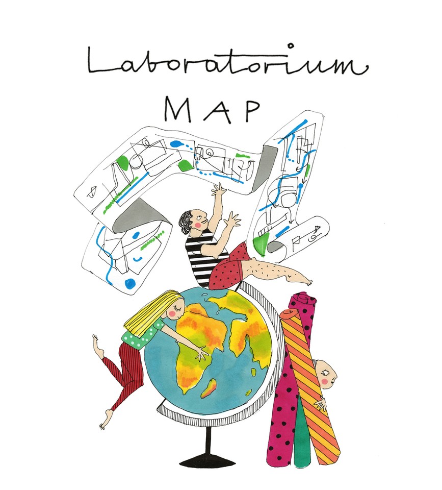 Laboratorium map