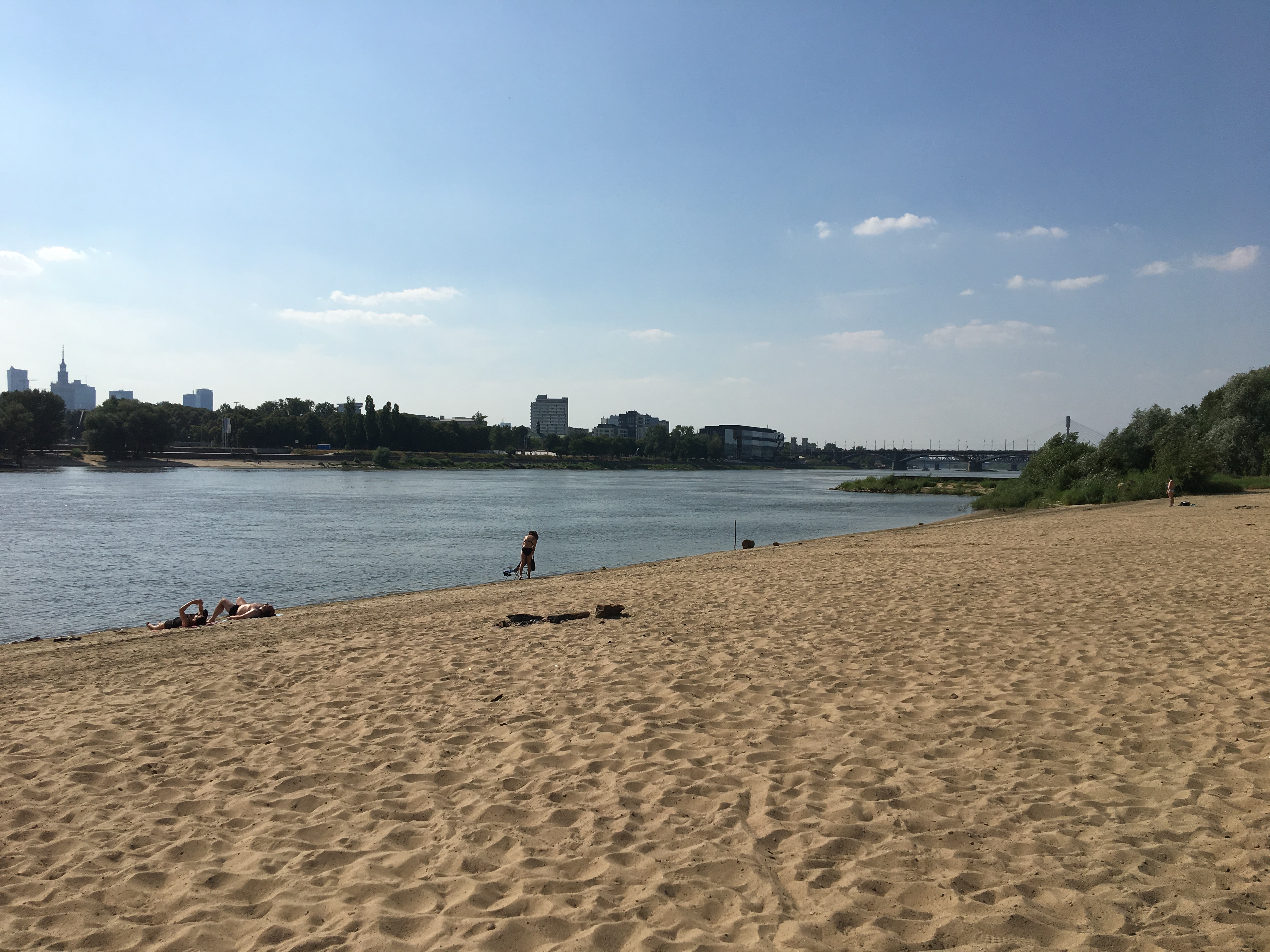plaża Saska w Warszawie