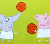 Świnka Peppa pra w koszykówkę