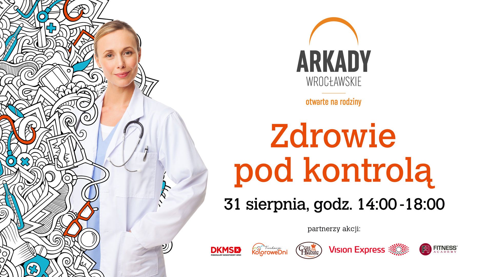 Zdrowie Pod Kontrolą – bezpłatne badania w Arkadach Wrocławskich