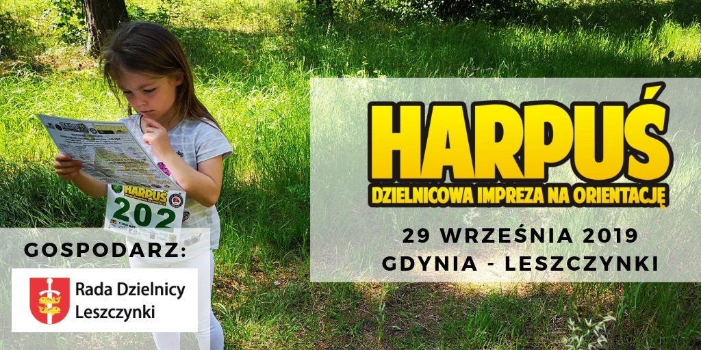 Harpuś - z mapą na Leszczynki