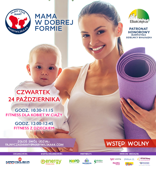 Bezpłatne zajęcia fitness dla kobiet w ciąży i fitness z dzieckiem