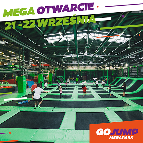 Otwarcie Największego Parku GOjump MEGApark w Polsce! Już w ten weekend!