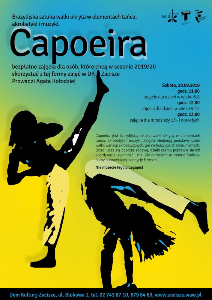 Warsztaty w DK Zacisze: Capoeira
