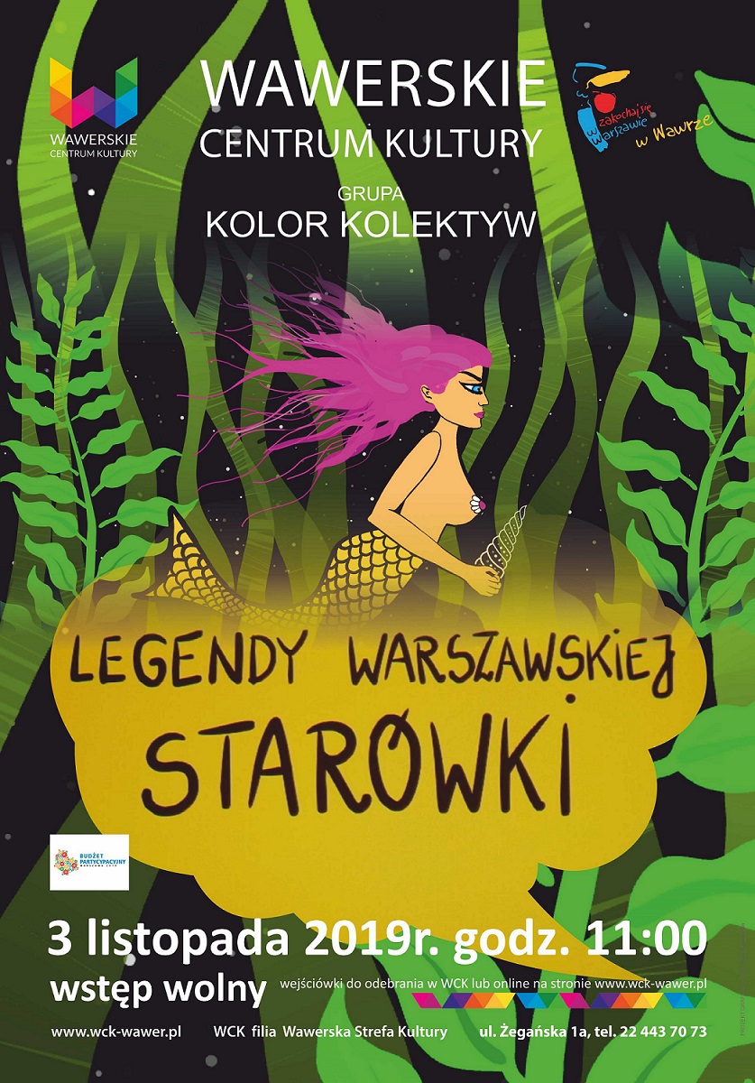 Legendy Warszawskiej Starówki - spektakl multimedialny dla dzieci