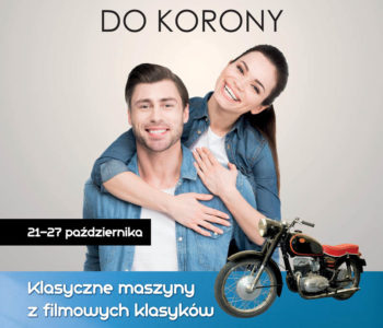 Wystawa motocykli filmowych w Centrum Korona