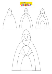 Jak narysować Mikołaja, gwiazdę, choinkę… Pobierz świąteczne szablony do rysowania