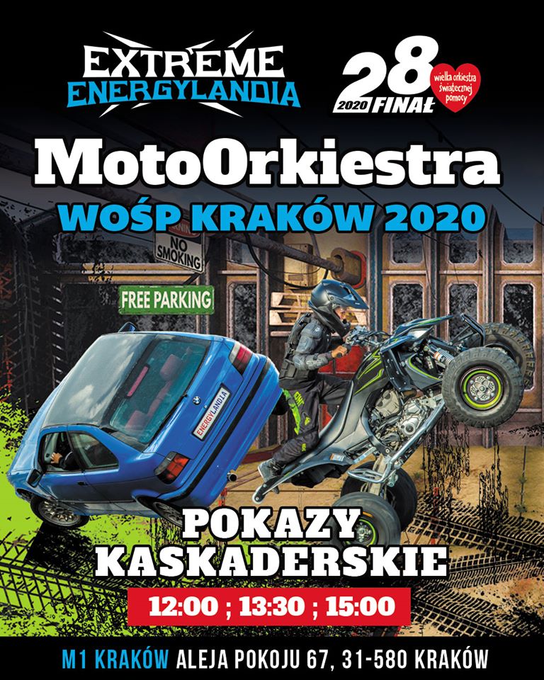 MotoOrkiestra WOŚP już w niedzielę w Krakowie!