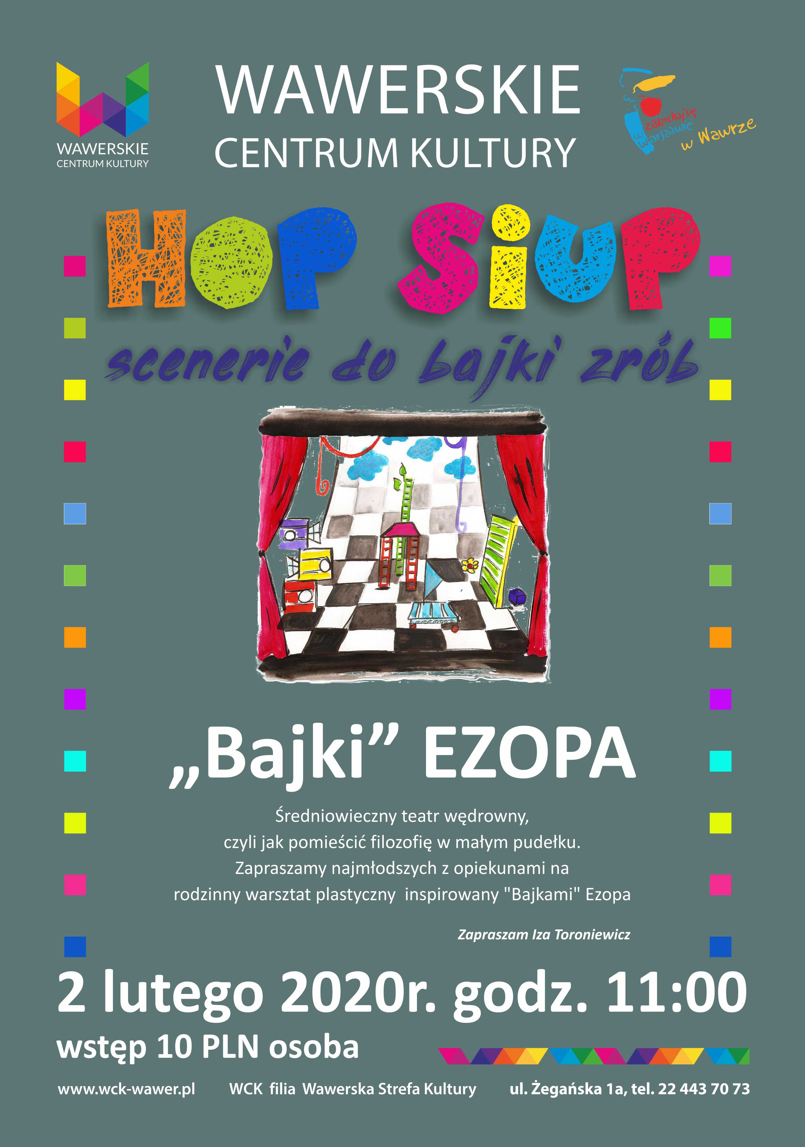 HOP-SIUP - warsztaty teatralno-plastyczne