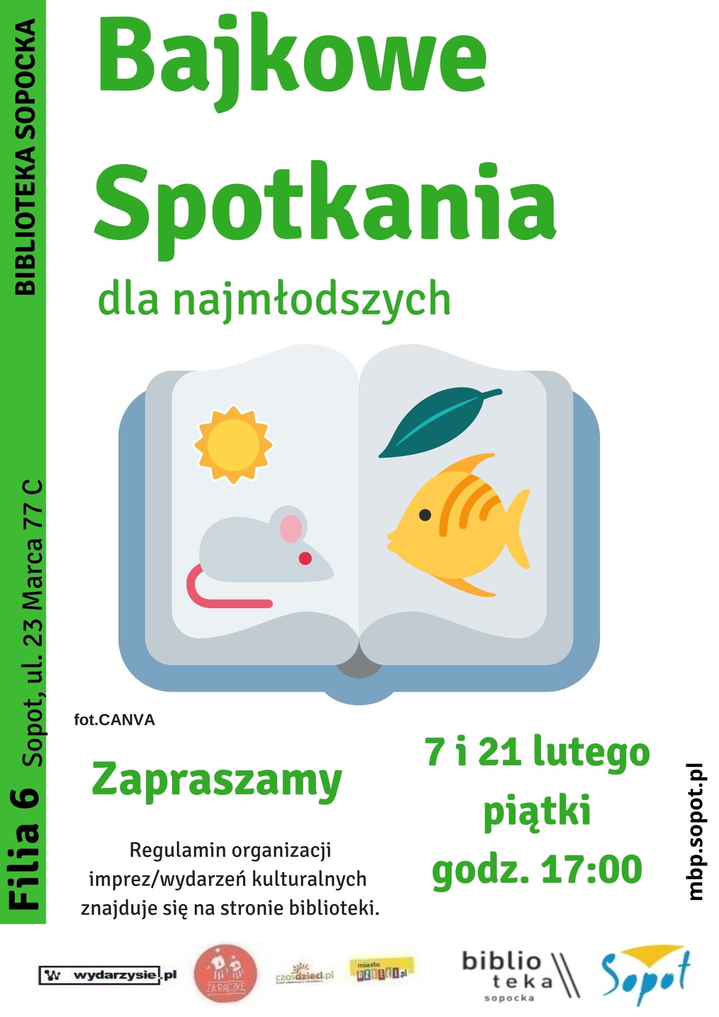 Biblioteka Sopocka: Bajkowe spotkania dla najmłodszych