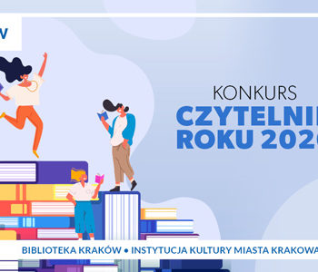 Zdobądź tytuł  Czytelnika Roku 2020 w konkursie Biblioteki Kraków