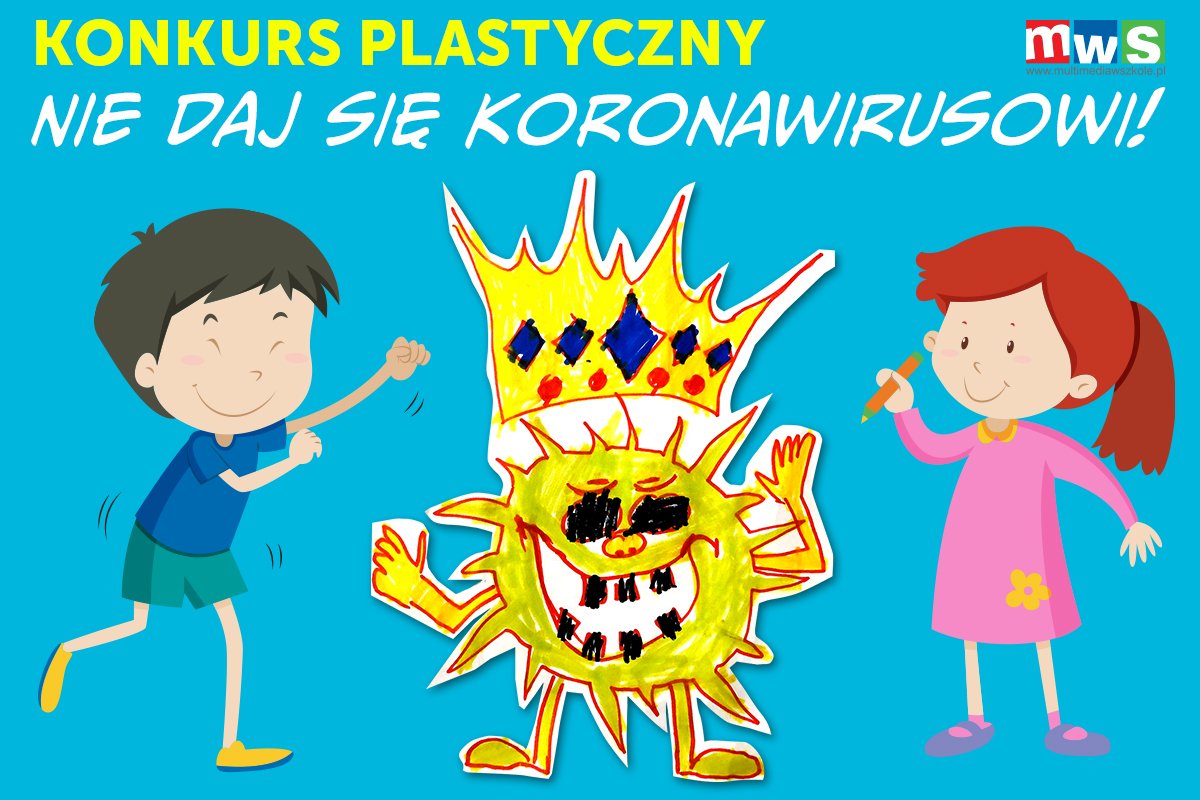 Konkurs plastyczny: Nie daj się koronawirusowi