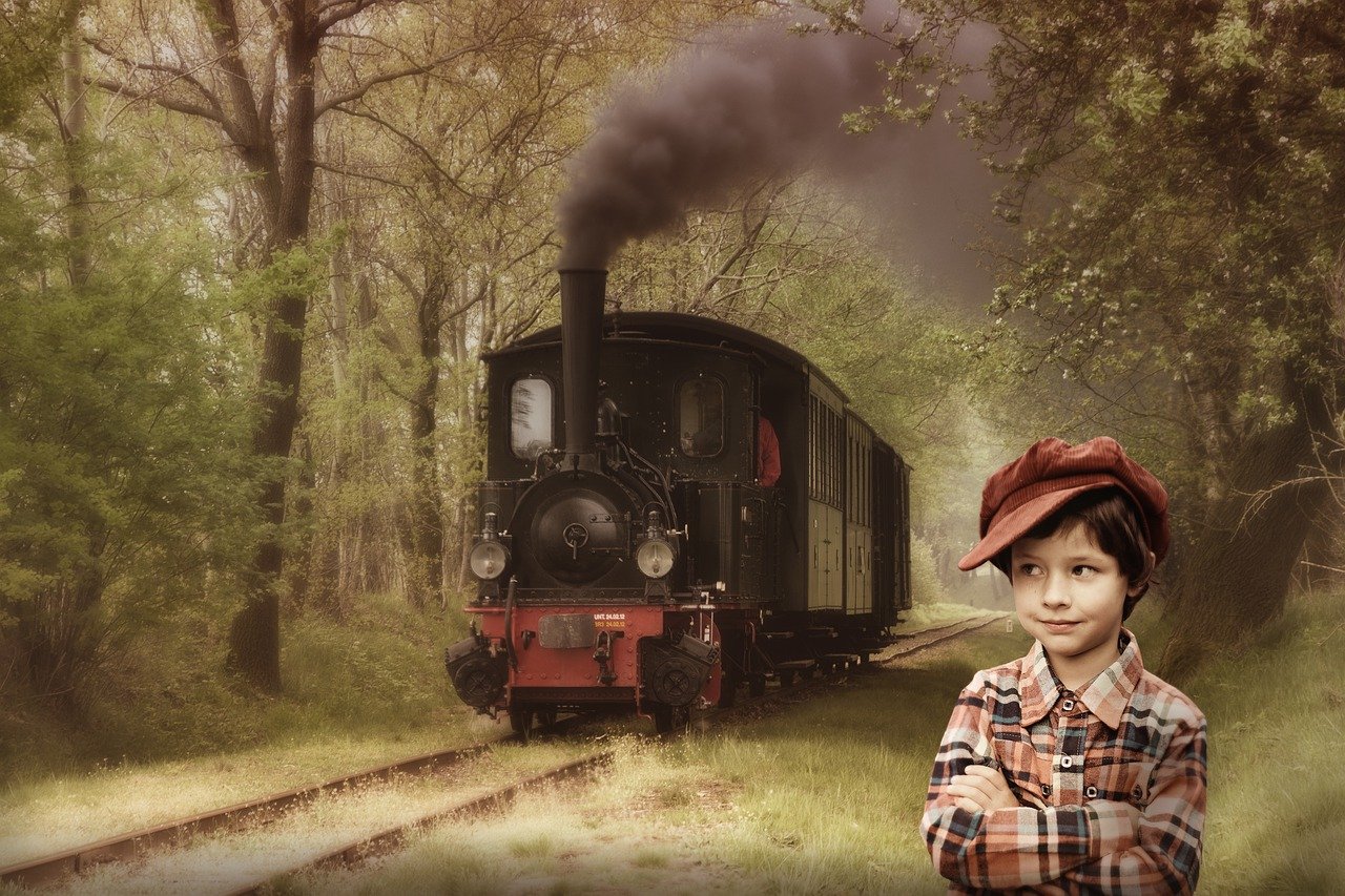 pociąg dziecko pixabay