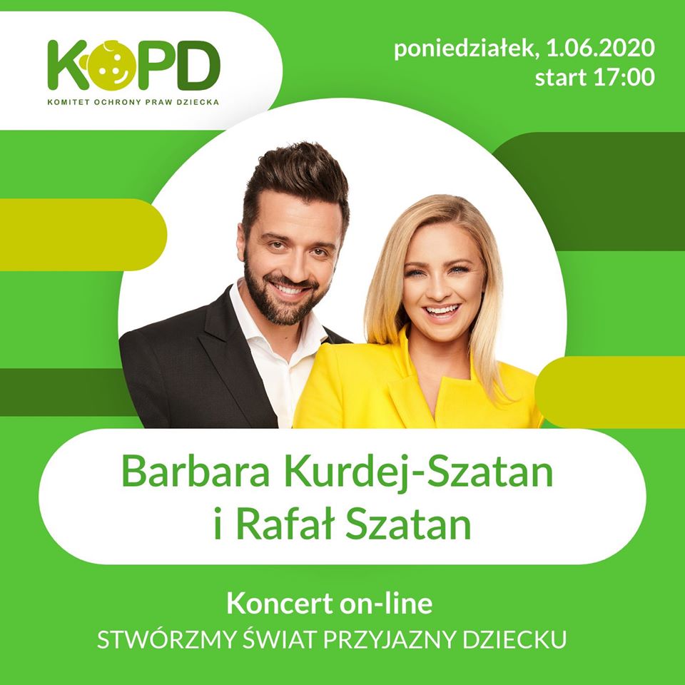 Wirtualny koncert KOPD z Barbarą Kurdej-Szatan i Mateuszem Damięckim