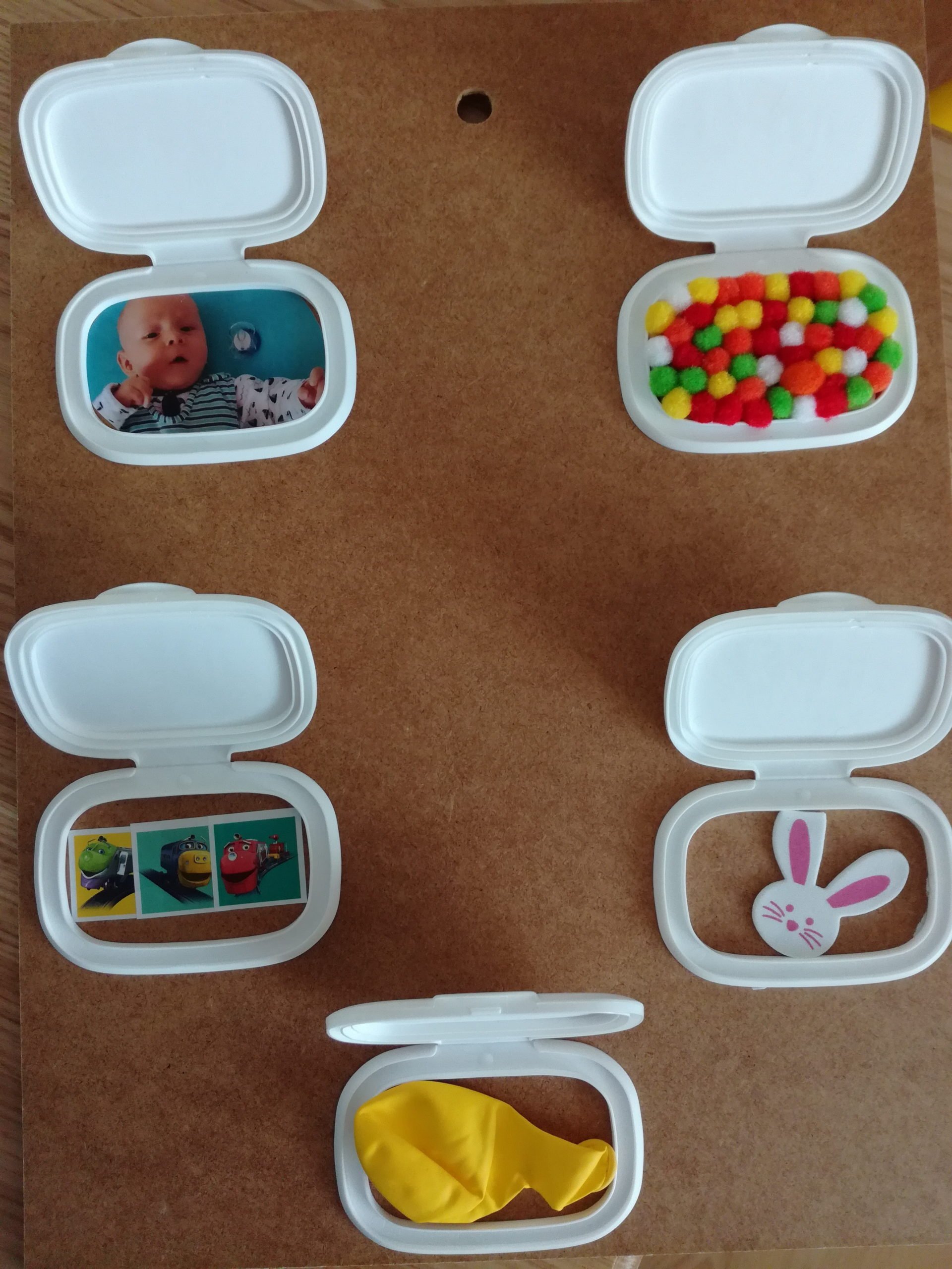 tablica odkrywcy z pudełek po chusteczkach diy dla dzieci