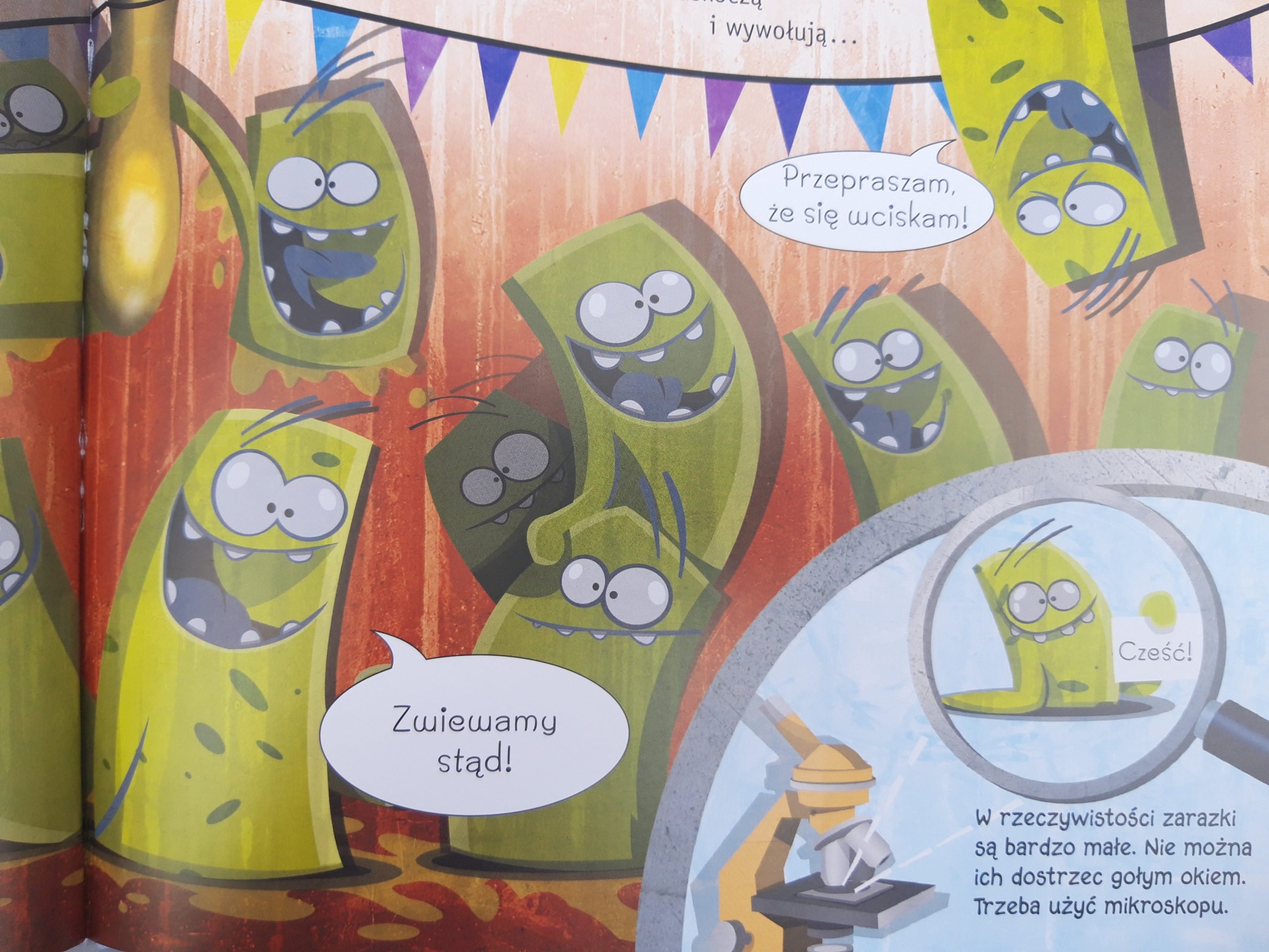 Jak podróżują wirusy i bakterie opinie o książce dla dzieci recenzja