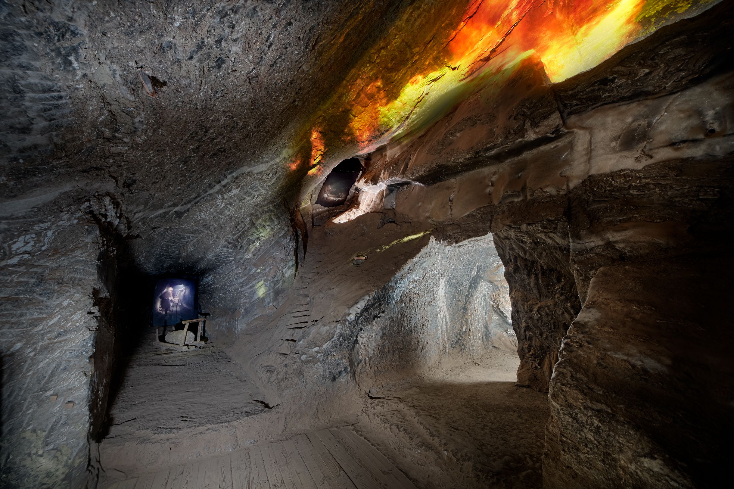 2. Podziemna Ekspozycja Multimedialna, Wypalacze metanu – fot. Ryszard Tatomir