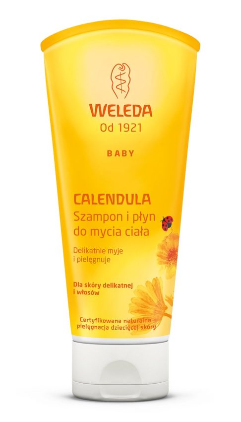 szampon i płyn do mycia ciała firmy Weleda